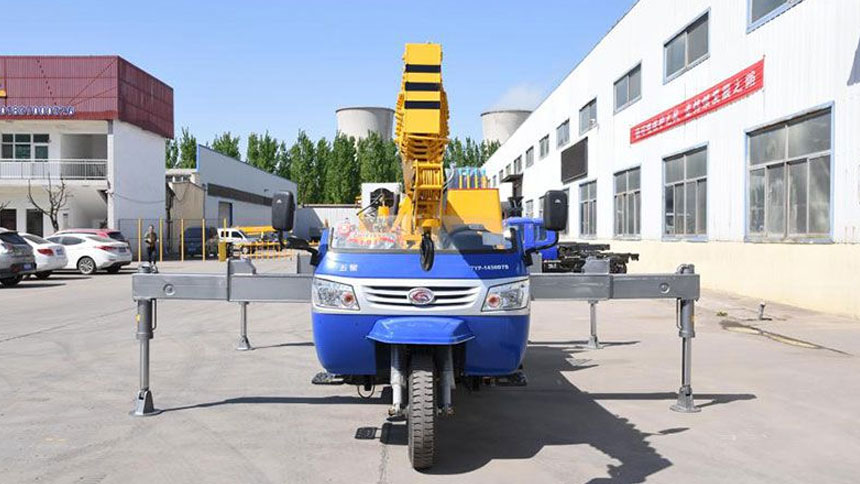 Grue mobile de 3 tonnes montée sur tricycle, STSQ3D